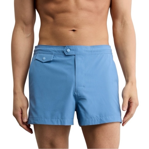 NWT American Eagle 3” Blue Pool Short Men’s Size Medium - Picture 2 of 8